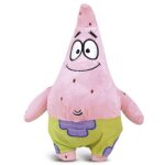 Peluche bob lponge patrick 27cm - noir - intrieur - enfant