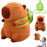 Peluche capybara - adorable peluche capybara - sac  dos capybara avec sac  dos amovible spar - (25 ...