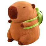 Jouet en peluche - capybara - 33 cm - marron - doux - d�coration int�rieure