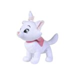 Peluche chat blanc marie 48 cm - set doudou animal enfant aristochats + carte tigre