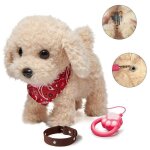 Peluche chien adorable jouet en peluche jouet acoustique t�l�command� chien �lectrique jouet interactif ...