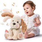 Peluche chien parlant jouet musical avec enregistrement cadeau interactif pour filles jouet 3 + ans