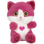 Peluche cutydoo love chat - gipsy toys - 13 cm - rose framboise