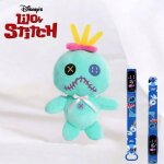 Peluche disney lilo et stitch souillon 20cm + montre lcd stitch offerte