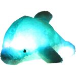 Peluche - einnenffer - dauphin - 7 couleurs changeantes - 45 cm - oreiller lumineux led