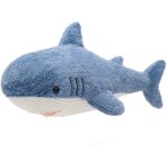 Peluche gante en forme de requin - baleine (requin bleu 60 cm)