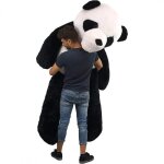 Peluche g�ante panda - 200 cm - bananair - fabriqu� en france