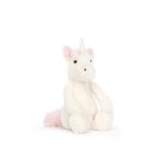 Peluche - jellycat - licorne timide - 8 cm - blanc et rose - pour bébé Peluche - jellycat - licorne timide - 8 cm - blanc et rose - pour bébé
