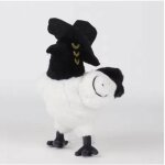 Peluche kpop oiseau mystrieux noir et blanc 20 cm ? jouet collectible original coren ? cadeau fans ...