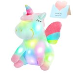 Peluche licorne avec lumières - cadeaux licorne pour filles - oreiller en peluche licorne cadeau câlin ... Peluche licorne avec lumières - cadeaux licorne pour filles - oreiller en peluche licorne cadeau câlin ...