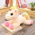 Peluche licorne mignonne oreiller en peluche licorne arc - en - ciel cadeaux danniversaire de saint - ...