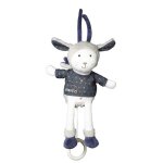 Peluche - merlin - mini musical mouton en velours blanc - pour bébé - intérieur Peluche - merlin - mini musical mouton en velours blanc - pour bébé - intérieur