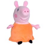 Peluche mummy pig - peppa pig - simba - 35 cm softwool - animal en peluche