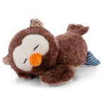 Peluche - nici - 47878 - chouette endormie - ultra douce - cadeau id�al