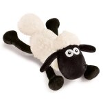 Peluche - nici - shaun le mouton - 20 cm - blanc - polyester Peluche - nici - shaun le mouton - 20 cm - blanc - polyester