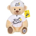 Peluche officielle du tour de france - gipsy toys - ours maillot et casquette meilleur jeune vainqueur ...