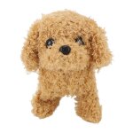 Peluche - okumggyj - chien interactif - noir - 3 ans et plus - fonctionne avec piles