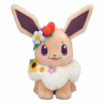 Peluche pokmon evoli de pques 18 cm evoli garden party cartoon peluche douce peluche jouets pour enfants ...