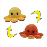 Peluche poulpe reversiblepieuvre mignonne en peluche jouets the octopus poulpe pour enfants familleamis ...