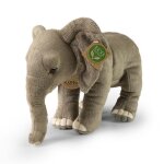 Peluche rappa - peluche r�aliste �l�phant dafrique 28 cm �cologique