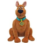 Peluche scooby - doo assis 31 cm - chien brun - peluche licence - doudou enfant