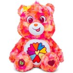 Peluche - simba - care bears flower power - rouge - rose - mixte