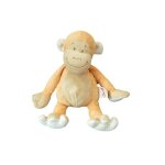 Peluche singe orange marron bengy 27 cm doudou occasion