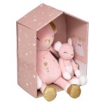 Peluche souris maman et bb multicolore - atmosphera - peluche - blanc - multicolore