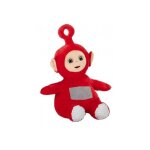 Peluche teletubbies rouge po 25 cm - set doudou enfant et 1 carte tigre