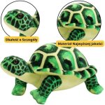 Peluche tortue - leantoys - 25cm - verte - pour enfants - mixte