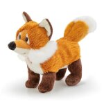 Peluche - trudi - mini peluche renard - orange - 11x6x9 cm - pour b�b�