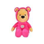 Peluche xxl winnie l ourson en grenouillere rose 100 cm - pyjama - set grand geant doudou 1m00 enfant ...