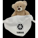 Peluche - yamaha - ours - personnalisable - bandana - attache sucette