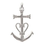 Pendentif croix de camargue argent massif 925��� garanti sans nickel