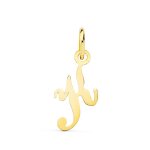 Pendentif lettre k or 750 jaune - chaine offerte Pendentif lettre k or 750 jaune - chaine offerte