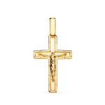 Pendentif - médaille christ sur la croix or 18 carats 750 jaune - chaines offertes - 18pch22270 Pendentif - médaille christ sur la croix or 18 carats 750 jaune - chaines offertes - 18pch22270