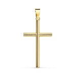 Pendentif - mdaille croix or 18 carats 750 jaune - chaine offerte