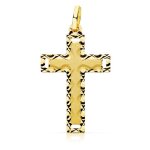 Pendentif - mdaille croix or 18 carats 750 jaune - chaines offertes - 18pc16954