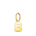 Pendentif or 18 carats 750 jaune - initiale lettre b - chaine offerte Pendentif or 18 carats 750 jaune - initiale lettre b - chaine offerte