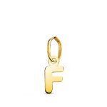 Pendentif or 18 carats 750 jaune - initiale lettre f - chaine offerte Pendentif or 18 carats 750 jaune - initiale lettre f - chaine offerte