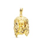 Pendentif t�te du christ or 9 carats 23 mm.