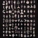 Pendentifs tibtains rtro en alliage dargent mlang pour bijoux bracelets et colliers
