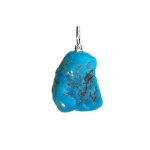 Pendentif turquoise - pierre brute