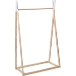 Portant à vêtements enfant bois 78x126cm - atmosphera createur dinterieur Portant à vêtements enfant bois 78x126cm - atmosphera createur dinterieur