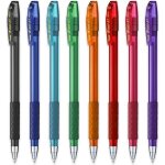 Pentel - ressentez - le ! stylo  bille ergonomique bx490 - 10 mm - paquet de 8