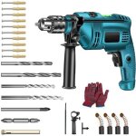 Perceuse  percussion 0 - 3200 trmin perceuse filaire 220 v mandrin 13 mm poigne rotative  360 vitesse ...