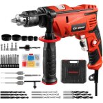 Perceuse à percussion filaire 900w avec 36 accessoires 0 - 3000 trmin poignée rotative à 360° mandrin ... Perceuse à percussion filaire 900w avec 36 accessoires 0 - 3000 trmin poignée rotative à 360° mandrin ...
