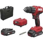 Perceuse � percussion sans fil - skil - sans charbons - 20v max - 2 vitesses - mandrin 13 mm - led - ...