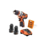 Perceuse visseuse aeg 12v - 2 batteries 2. 0ah - 1 chargeur bbs12c2 - 202bkit1