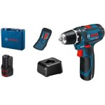Perceuse - visseuse bosch professional gsr 12v - 15 + 10 accessoires + 2 batteries 2, 0ah + chargeur ...